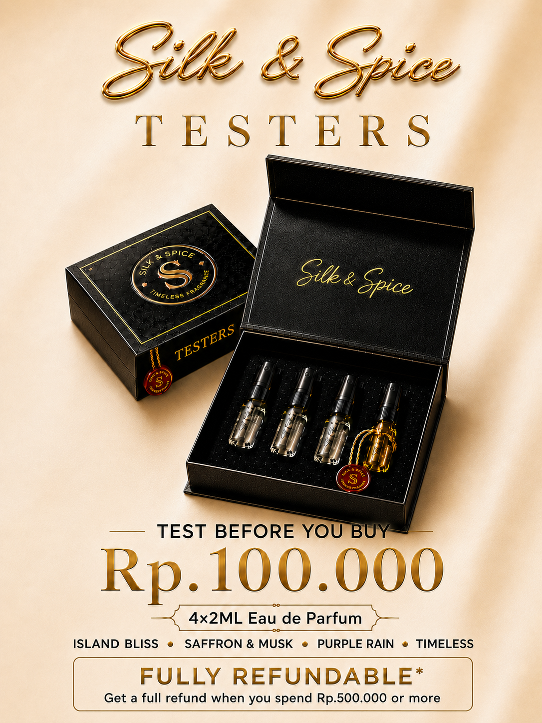 Silk & Spice Luxury Tester Collection (4×2ml)